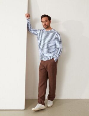 Givn Berlin Gestreiftes Langarmshirt GBPITTIE aus Bio-Baumwolle