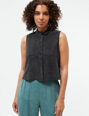 Givn Berlin Kurzarmbluse GBXENIA aus TENCEL mit Peach-Effekt