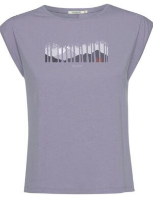 GREENBOMB Print T-Shirt Nature Forest Walk Timid