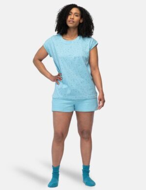 greenjama Damen T-Shirt Slub Jersey mit Druck, aus Bio Baumwolle und GOTS zertifiziert