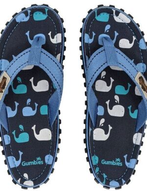 GUMBIES Whales – Zehensandalen für Damen und Herren