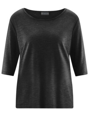 Hempage Damen Halbarm T-Shirt Hanf/Biobaumwolle