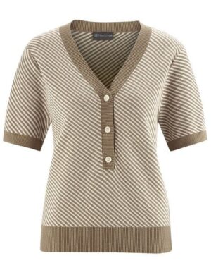 HempAge Damen Halbarmpullover Hanf/Biobaumwolle