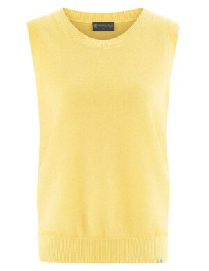 HempAge Damen Pullunder Hanf/Biobaumwolle