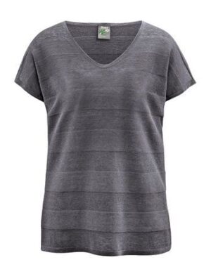 Hempage Damen Strick T-Shirt 100% Hanf