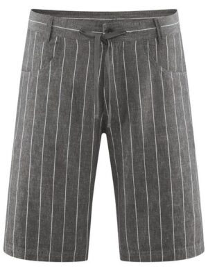 HempAge Gestreifte Herren-Shorts Hanf/Biobaumwolle