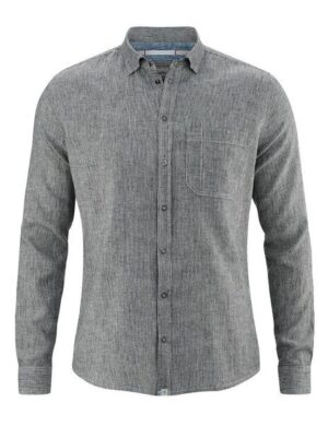 HempAge Gestreiftes Hemd Hanf/Biobaumwolle