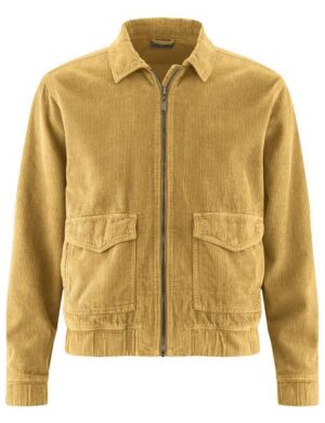 Hempage Herren Cord Jacke gefüttert Hanf/Bio-Baumwolle