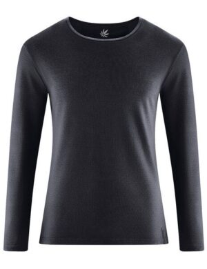 HempAge Herren Langarmshirt THC Line Hanf/Biobaumwolle