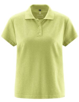 HempAge Klassisches Damen-Poloshirt Hanf/Biobaumwolle