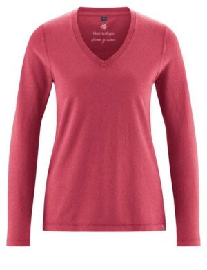 HempAge Langarmshirt Damen Hanf/Biobaumwolle