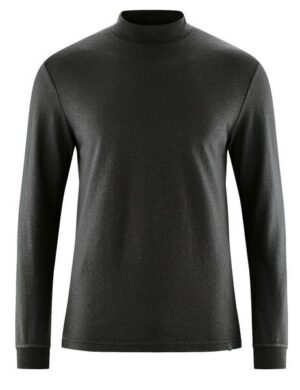 HempAge Rollkragen Langarmshirt Herren Hanf/Biobaumwolle