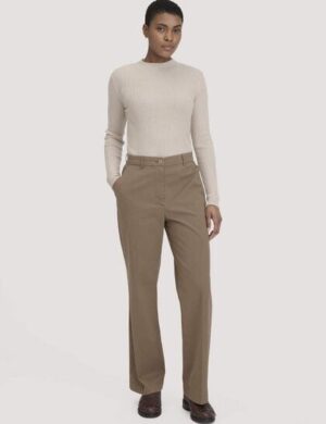 hessnatur Hose Straight Leg Relaxed aus Bio-Baumwolle