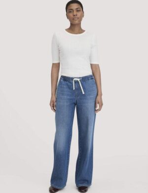 hessnatur Jeans Wide Leg aus reinem Bio-Denim