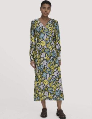 hessnatur Kleid Knöchellang Regular aus LENZING ECOVERO Satin