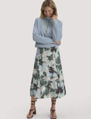 hessnatur Print Rock Midi aus LENZING ECOVERO Viskose