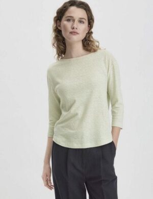 hessnatur Streifen Longsleeve Relaxed aus Leinen mit reiner Bio-Baumwolle