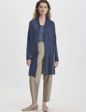 hessnatur Strick Jacke Oversized aus TENCEL Lyocell mit Bio-Baumwolle