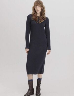 hessnatur Strickkleid Midi Regular aus reiner Bio-Baumwolle