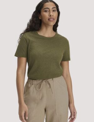 hessnatur T-Shirt Relaxed aus Leinen und Bio-Baumwolle