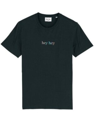hey hey Rainbow T-Shirt – schwarz
