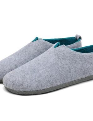 Home & Joy Hausschuhe Filz vegan Hüttenschuhe Pantoffeln Schlappen Pantoletten