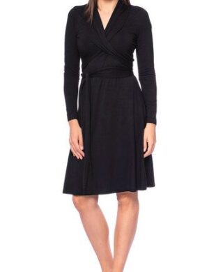 Ingoria ANNABELL elegantes Kleid mit Wickel Bändern