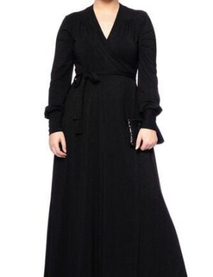 Ingoria MAREN Langarm Maxi Wickelkleid Langarm