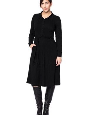 Ingoria STELLA Hemdblusenkleid (schwarz)