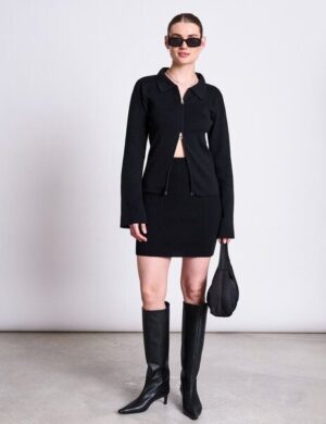 JAN N JUNE Baumwoll Zip Jacke TYRIE