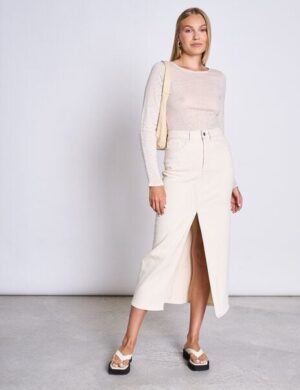 JAN N JUNE Longsleeve KEISS aus Leinen GOTS