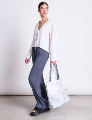 JAN N JUNE Rib Pants Smilla – Damen Hose aus Lyocell