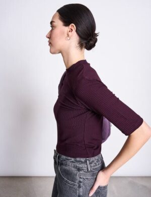 JAN N JUNE T-Shirt NINA aus Lyocell gerippt