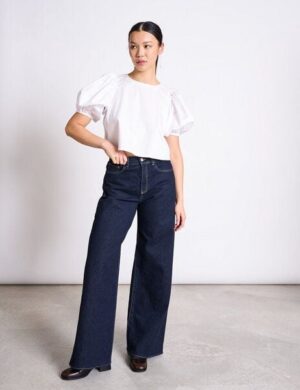 JAN N JUNE WIDE LEG LOWRISE JEANS TACNA GOTS
