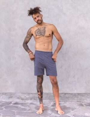 Jaya AXEL MELANGE – Männer – Shorts für Yoga und Freizeit aus Biobaumwolle