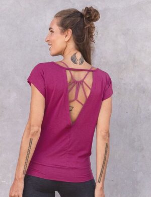 Jaya SMILLA Tencel – Damen – lockeres Shirt für Yoga und Freizeit aus Tencel-Baumwoll-Mix