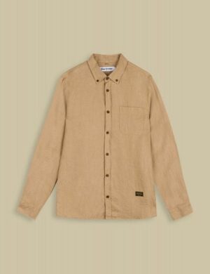 Kings Of Indigo Herrenhemd ENDA POCKET aus 100% Leinen