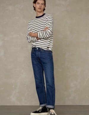 Kings Of Indigo Straight Fit Jeans – Kong – Clean Lopez Redcast Refibra