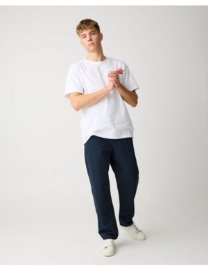KnowledgeCotton Apparel Flint weite Chino-Hose aus Bio-Baumwolle