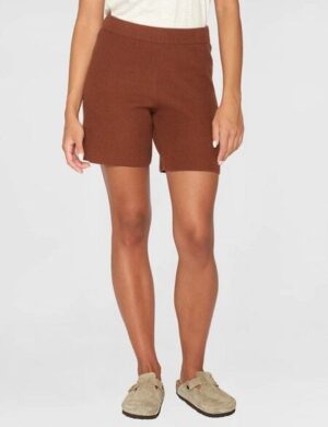 KnowledgeCotton Apparel Gale Mid-Rise Racking Stitch Shorts