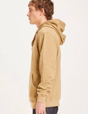 KnowledgeCotton Apparel Kapuzenpullover – Elm Hood Basic Badge Sweat GOTS Vegan