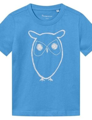 KnowledgeCotton Apparel Kinder T-Shirt Flax Owl reine Bio-Baumwolle