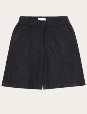 KnowledgeCotton Apparel Posey Wide Mid-Rise Linen Shorts