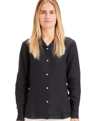 KnowledgeCotton Apparel Sage Classic Reg Linen Shirt