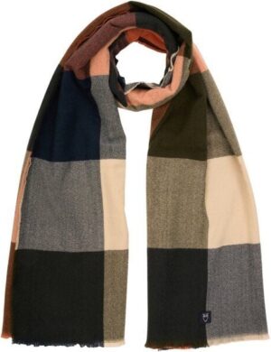 KnowledgeCotton Apparel Schal kariert aus recyceltem Material