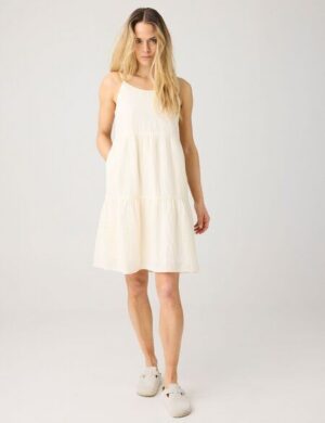 KnowledgeCotton Apparel Slub Trägerkleid aus Bio-Baumwolle