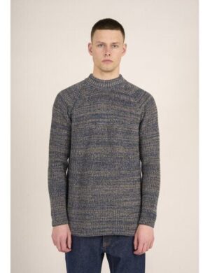 KnowledgeCotton Apparel Strick-Pullover TWISTED YARN aus Bio-Baumwolle