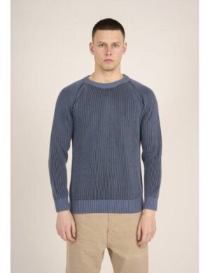 KnowledgeCotton Apparel Strickpullover TWO TONED aus Bio-Baumwolle