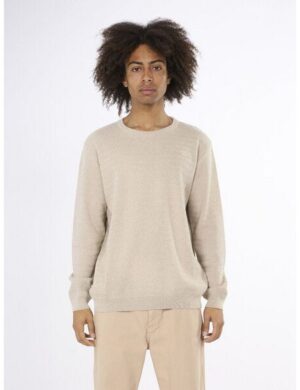 KnowledgeCotton Apparel Strickpullover ZIG-ZAG aus Bio-Baumwolle