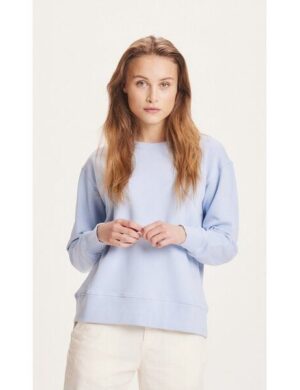 KnowledgeCotton Apparel Sweatshirt – DAPHNE basic badge sweat – aus Bio-Baumwolle